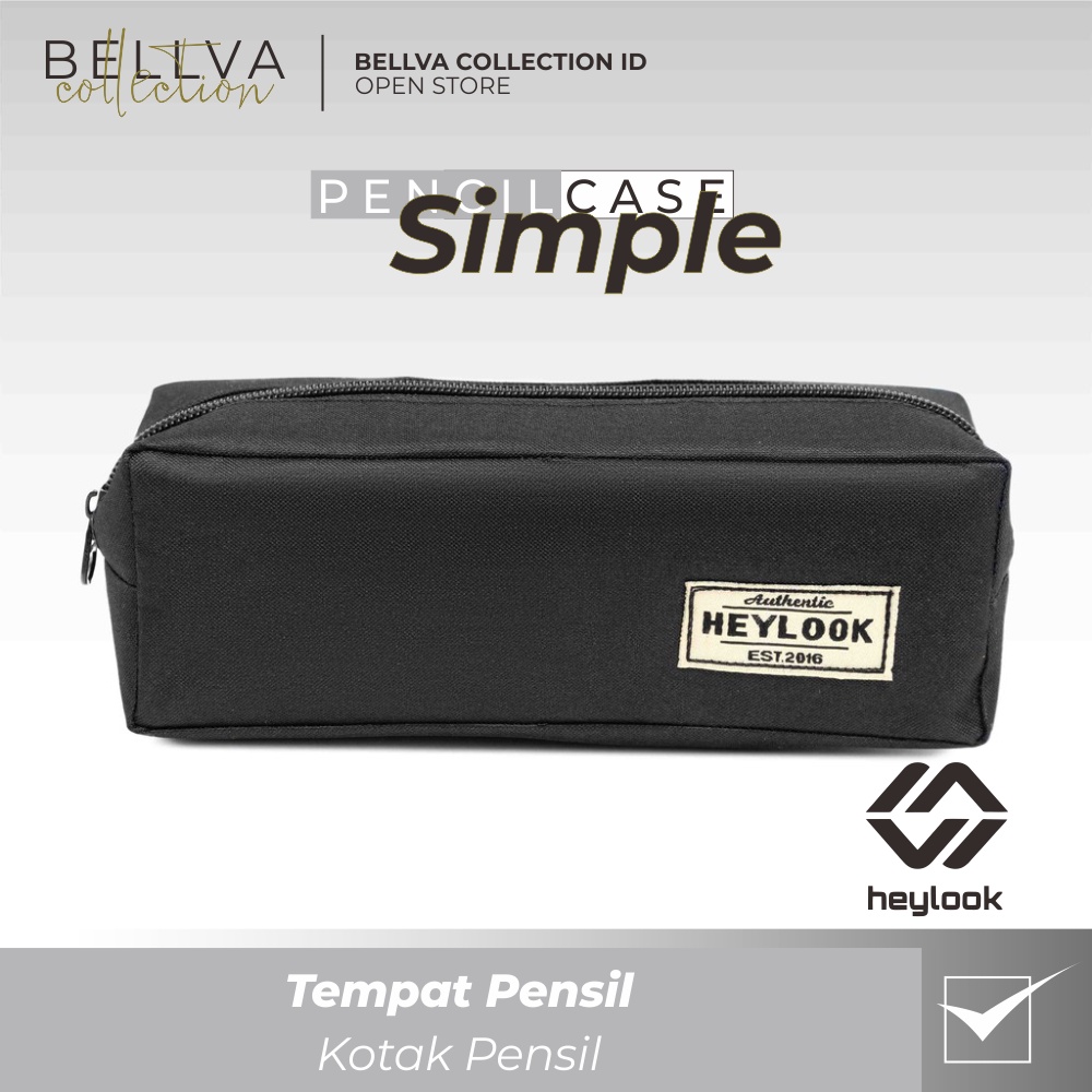 

Heylook Tempat Pensil Pencil Case Kotak Pensil Aesthetic Wadah Alat Tulis ATK Anak Sekolah Kuliah Kerja Simple