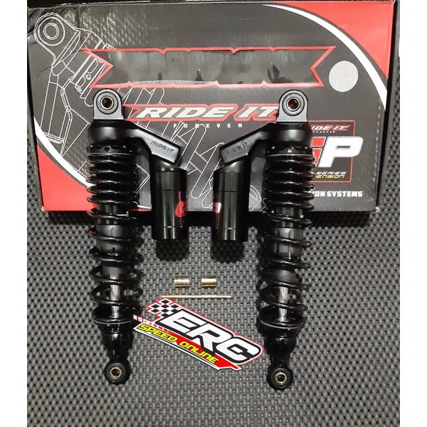 SHOCK RIDE IT GP 299 340 mm HITAM RX KING - W175 - SUPRA - TIGER RACING ORIGINAL ORI