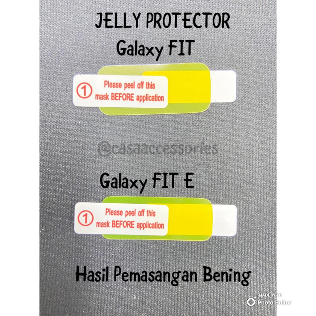 CASA Protector Jelly for Samsung Galaxy Fit &amp; Fit E / Hydrogel Anti Gores