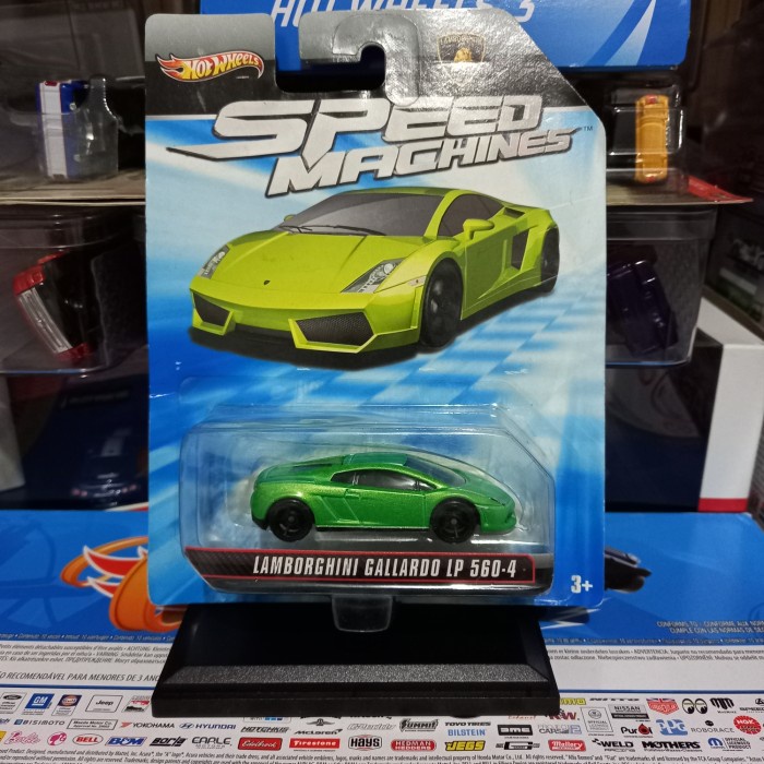 Hotwheels Speed Machines Lamborghini Gallardo Hijau