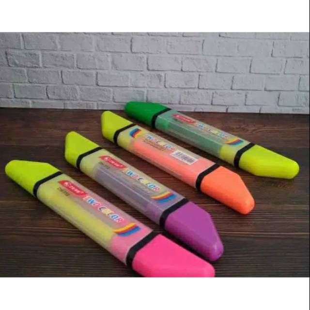 

Highliter Dua Warna Merk DUHU
