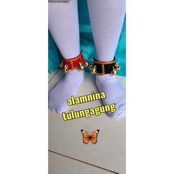 gelang kaki binggel gongseng klinting kuningan