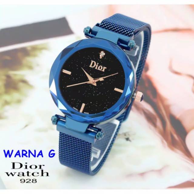 ( Dikirim Dari Jakarta ) Ready 2 Warna Jam Tangan Wanita Diyor Magnet Mata Satu D01