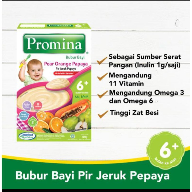 promina bubur bayi untuk bayi 6 bulan / promina 6+