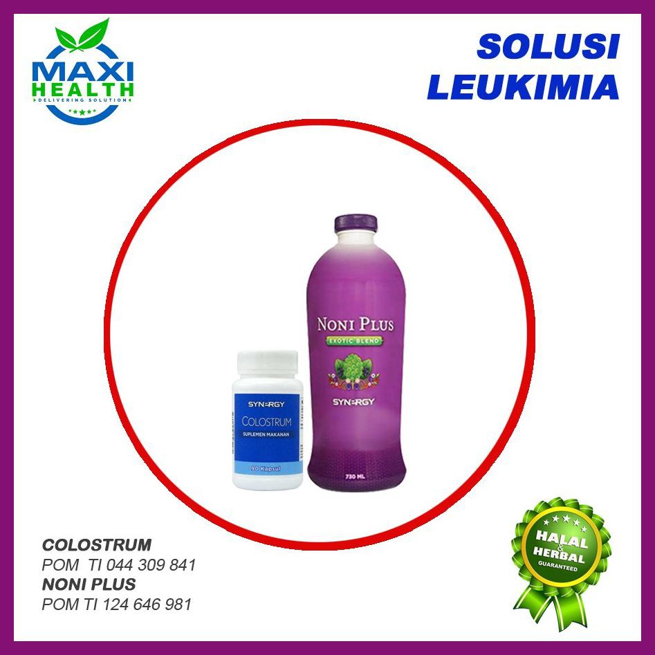 Noni Plus + Colostrum - Obat Alternatif Kanker Darah