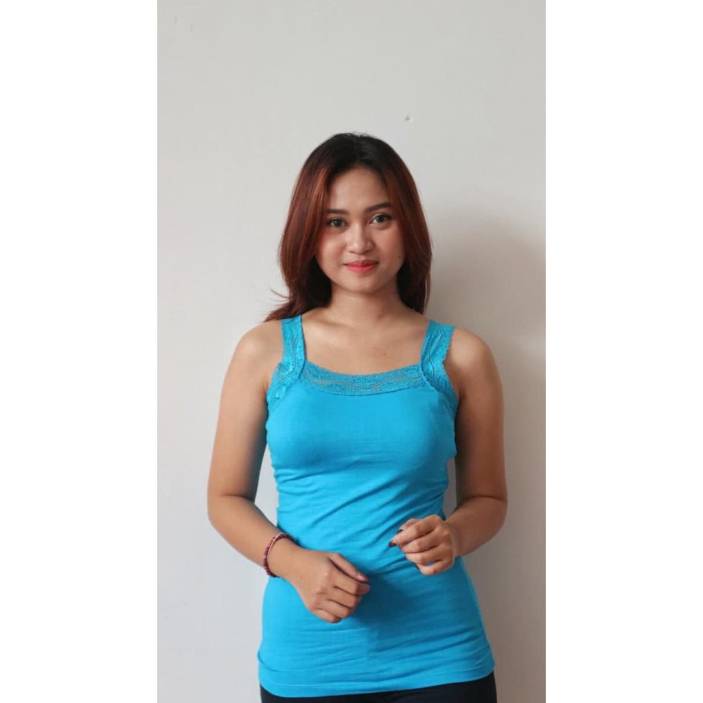 TERLARIS TANK TOP BRA► TANK TOP RENDA BASIC MURAH