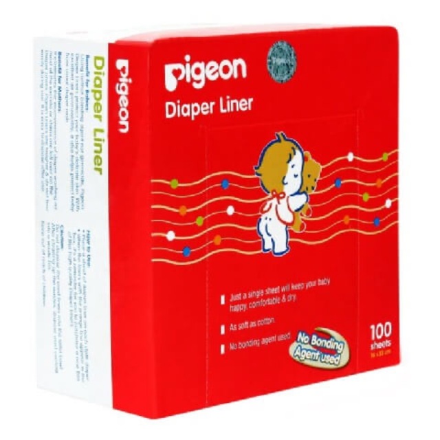 PIGEON Diaper Liner (Made in Japan) 100sheets