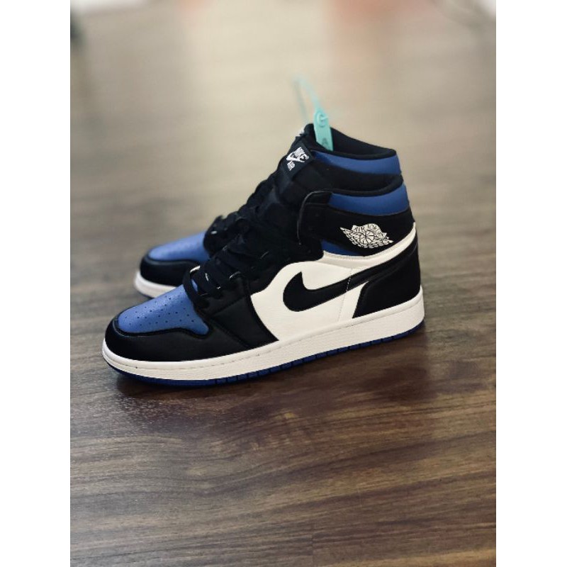 Jual Sepatu Pria Wanita Ni ke Air Jordan Biru Mid / Light Smoke Grey