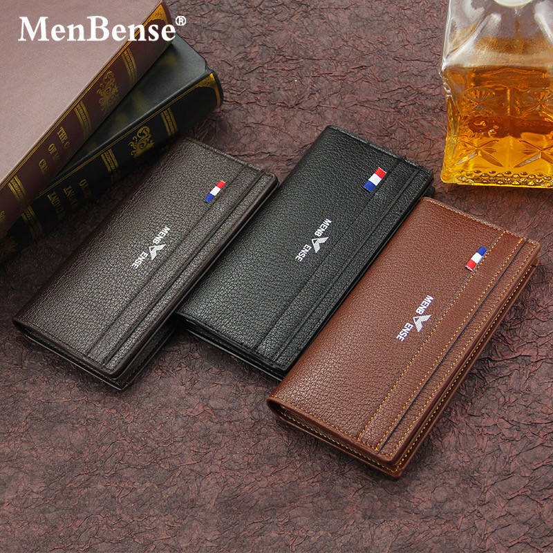 DOMPET PANJANG TEBAL PRIA BAHAN SEMI KULIT KUALITAS TINGGI ORIGINAL MENBENSE 999-14 WALLET PURSE