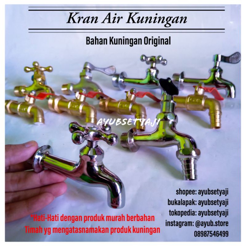 Jual Kran Air Kuningan Brasskran Tembok Kran Sil Kran Bola Kran Taman Keran Air Tembok Kuningan 4763