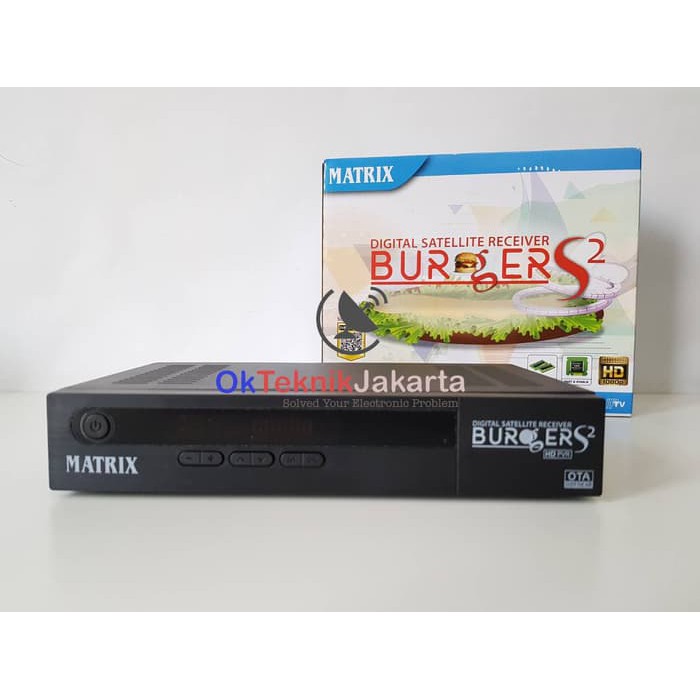Promo Receiver Parabola Matrix Burger Mini S2 Tandberg Power Vu Bisskey Ccam Limited