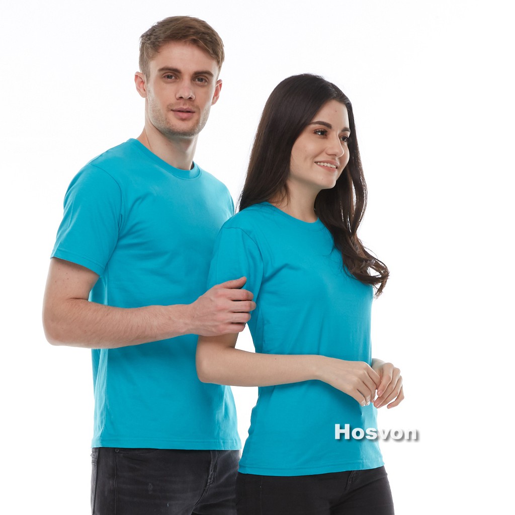 TOSCA Lengan Pendek COTTON COMBED 20s (PRIA &amp; WANITA)