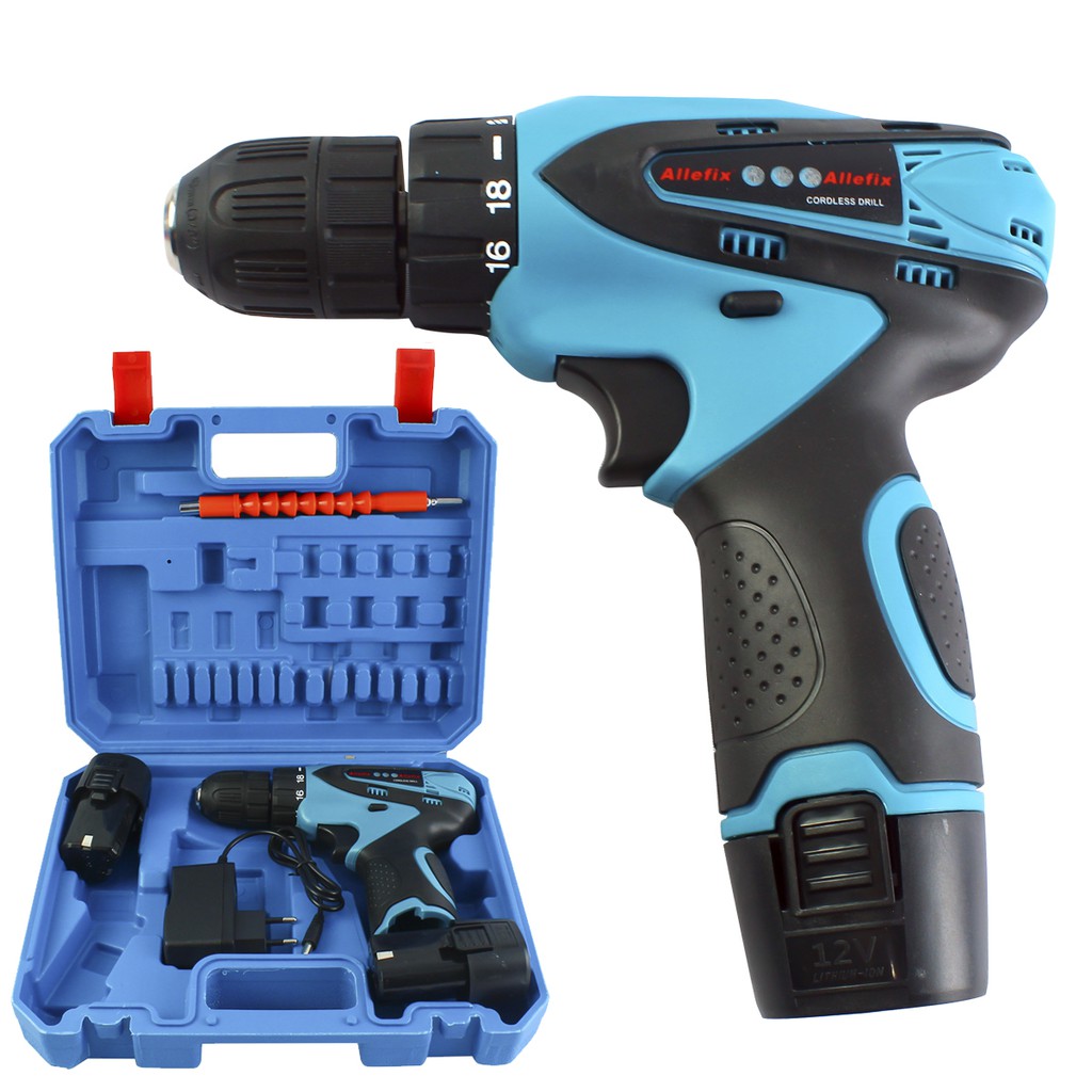 WEITECH Set Bor Koper Bor Tangan Bor Dinding 12 VOLT BATRE WEITECH Set Bor Koper Bor Tangan Bor Dinding 12 VOLT BATRE