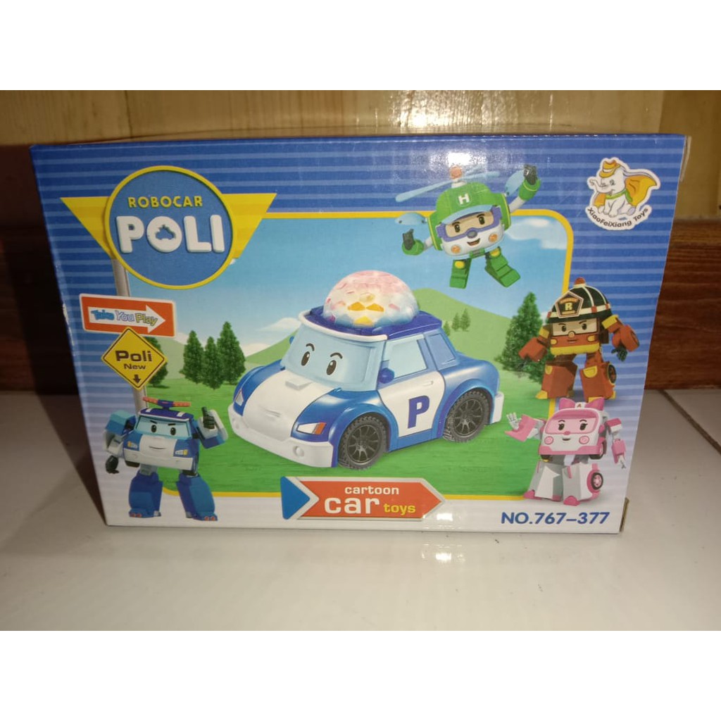 poli baterai / mainan anak / mobil poli