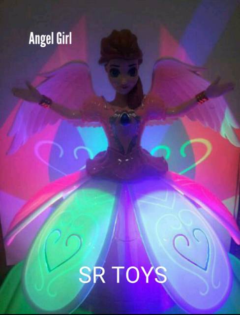 Boneka Angel Girl Snow Dance Elsa Kekinian