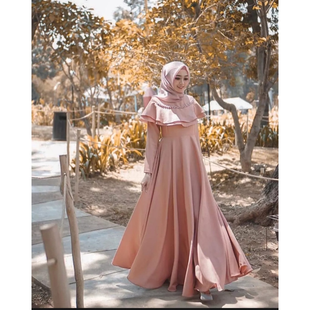 Zakira Dres / ( Ukuran M~L~XL ) Long Dress Moscrepe/ Baju Gamis Terbaru Lebaran Long Dress Pesta / Dress Kondangan / Gamis Remaja / Gamis Terbaru 2021 / Gamis Wanita Terlaris / Dress Wanita Terbaru 2023 / Gamis Wanita / Abaya terbaru / Baju Lebaran 2022