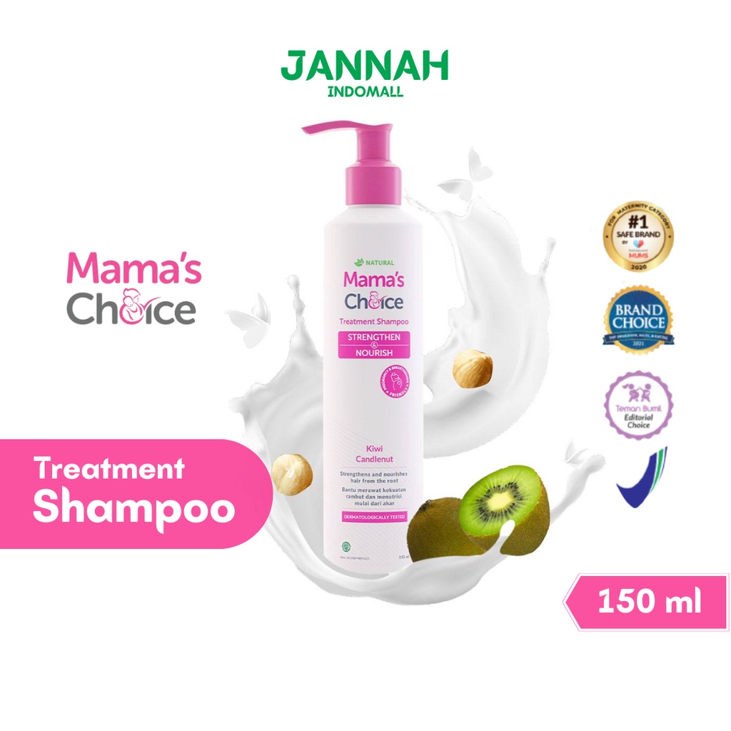 Mama's Choice Treatment Shampoo 150 ml ~ Sampo untuk Perawatan Rambut Rontok Ibu Hamil