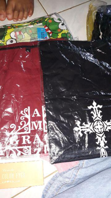 Kaos Distro Pria Rohani Salib Batik  Unisex Realpict 6 Warna S M L Xl