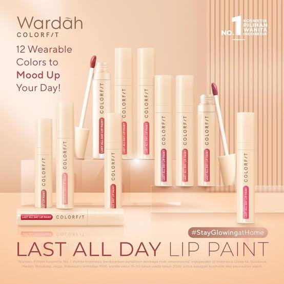 Wardah Colorfit Last All Day Lip Paint 4.2gr