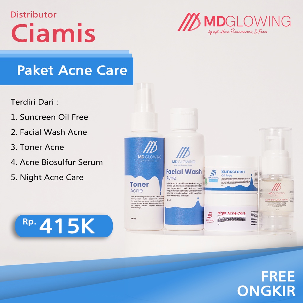 MD GLOWING SKIN - Paket Acne Care