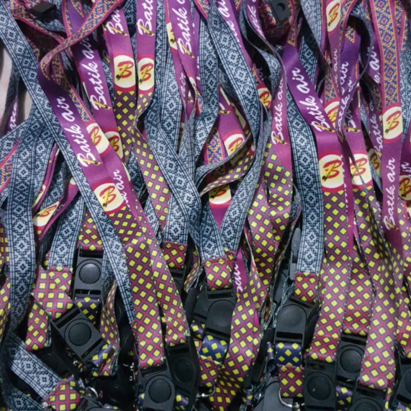 

Lanyard Tali Id Card Batik Air Printed