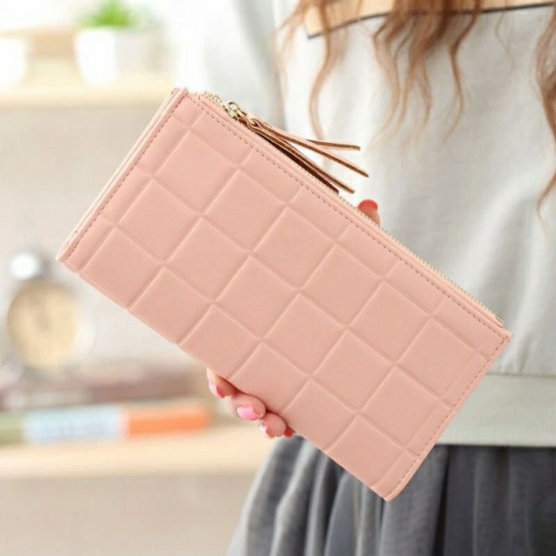 Bundara.id Do-1019 Dompet Hp Dompet panjang wanita resleting 2 cantik