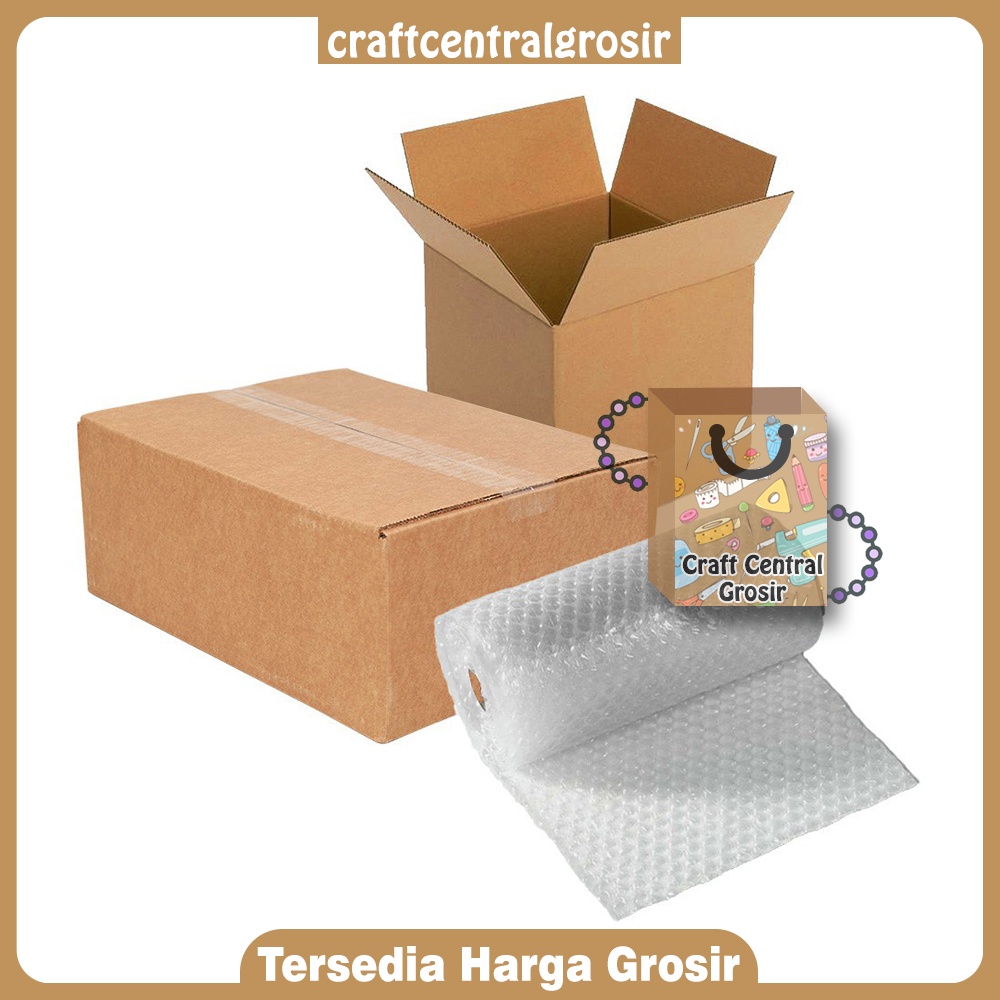 

Tambahan Kemasan Bubble Wrap / Kotak Kardus