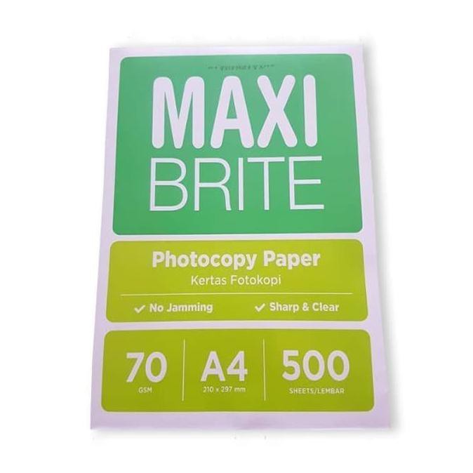 

KHUSUS GOSEND!! Maxi Brite 70g A4 Kertas Fotokopi/Kertas Print PERBOX