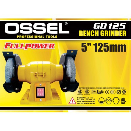 GERINDA DUDUK 5 INCH MESIN AMPLAS PISAU MESIN PASAH GERINDA DUDUK 5" OSSEL GRENDA DUDUK OSSEL