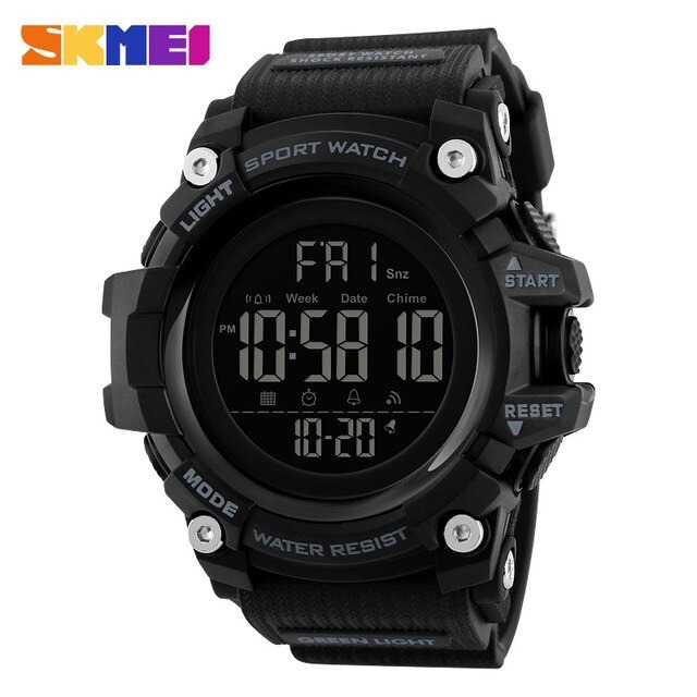 SKMEI 1384 Jam Tangan Pria Digital Dual Time Anti Air WK-SBY