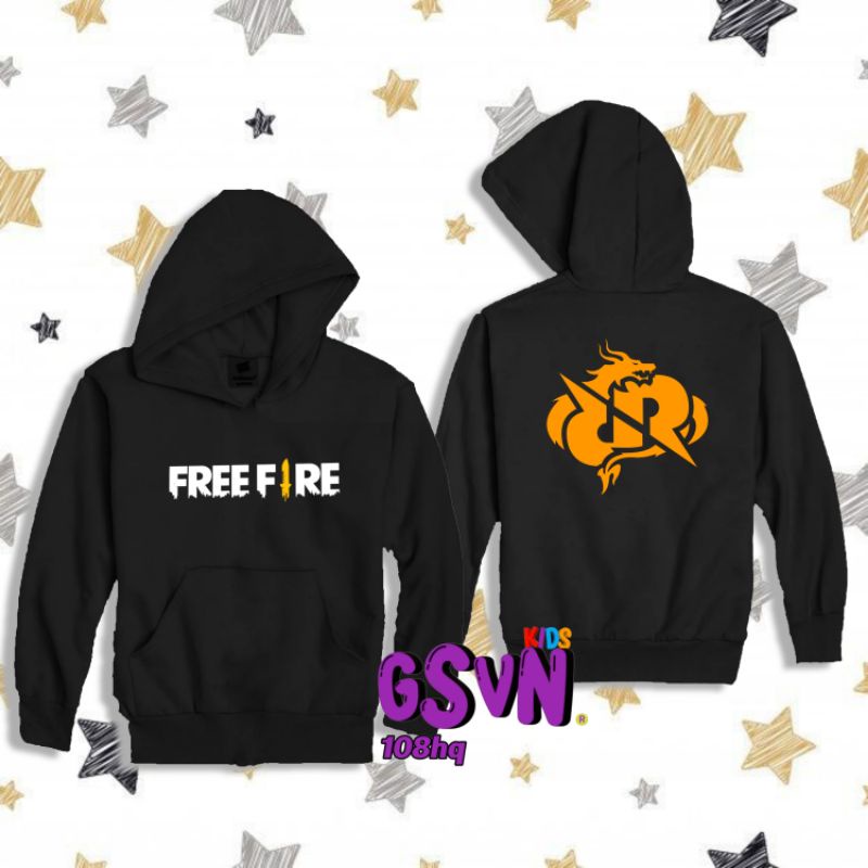Jaket Anak - Hoodie Free Fire FF RRQ Hoshi Esport Game Trending Murah - Article 481