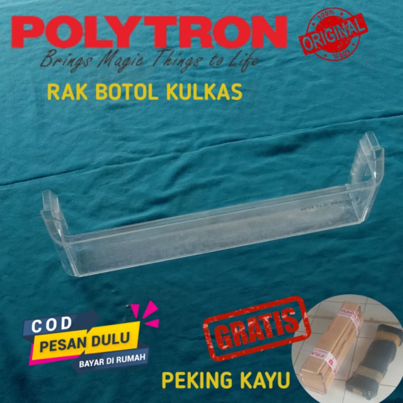 RAK BOTOL RAK MINUM KULKAS POLYTRON ORIGINAL