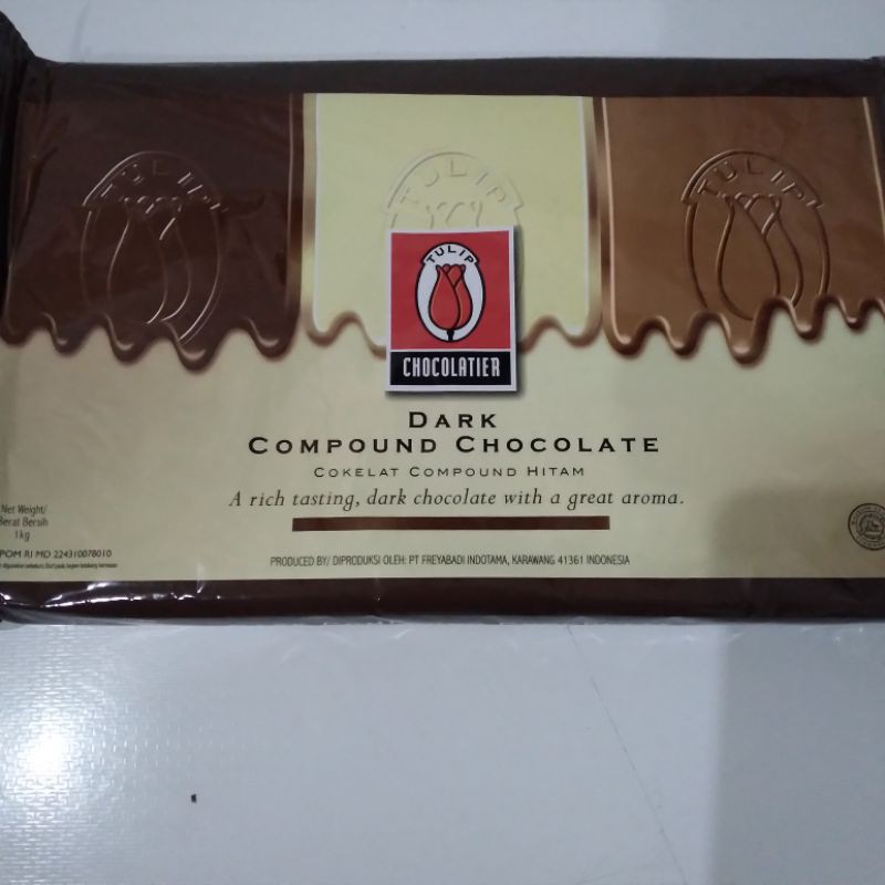 

Tulip Dark Coklat Compound 1Kg - DCC