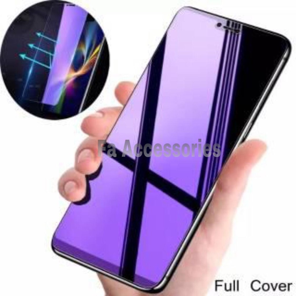 Tempered Glass Bluray Anti Blue Light Full 10D OPPO A5S F9 F9PRO REALME 2PRO 2  3 3PRO  U1 K1 A7 pro