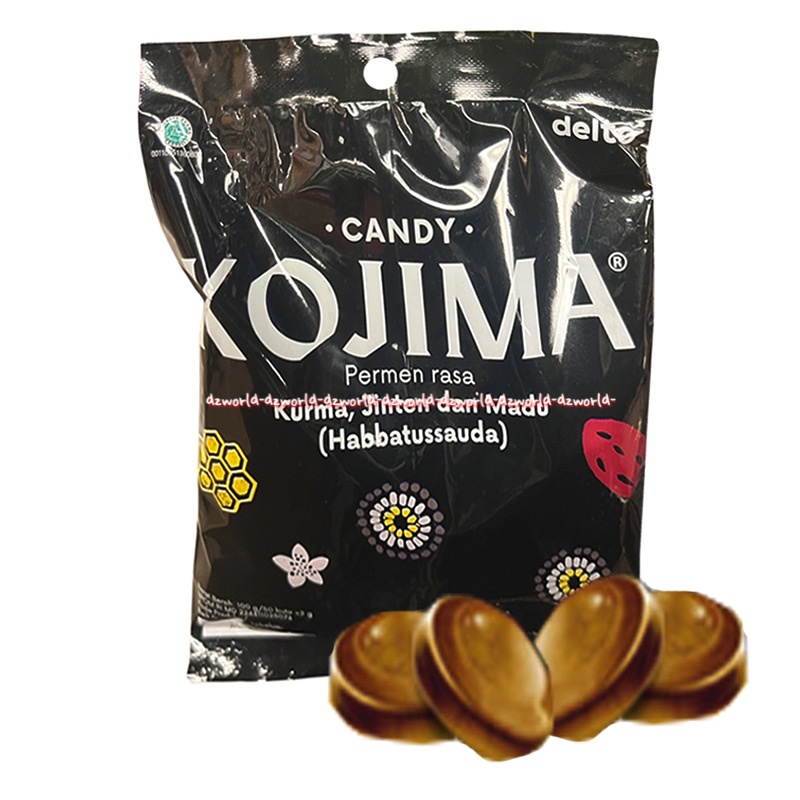 Kojima Candy Permen 50butir Rasa Kurma Jinten Madu Habbatussauda Deltomed Cendi Candi Candies Taste of Black Seed Honey Cumin Dates