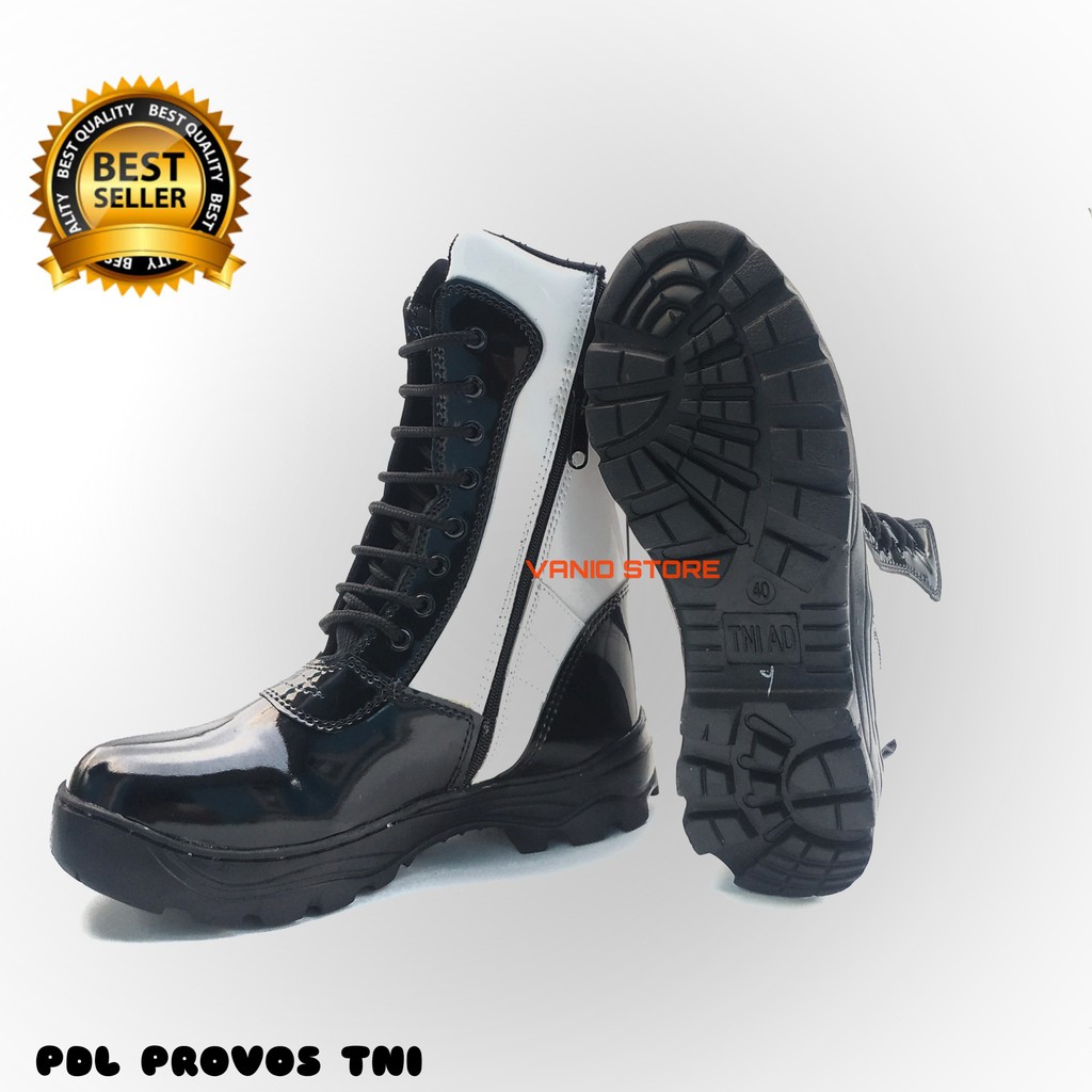 SEPATU PDL DINAS TNI AD POLISI SECURITY SATPAM BANSER PROVOS SEPATU BOOTS PDL BEST QUALITY