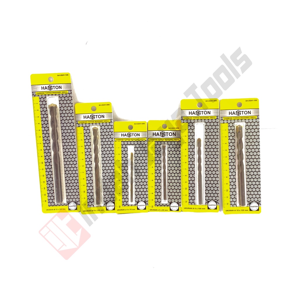 HASSTON SATUAN Mata Bor Beton 4 5 6 8 10 12 mm Tembok Batu Masonry Drill