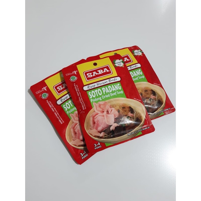 

BUMBU INSTAN SABA SOTO PADANG