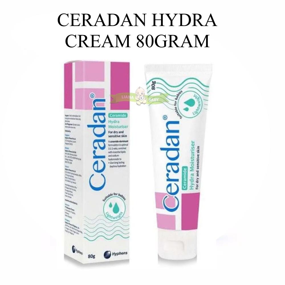 PERA561 CERADAN HYDRA CREAM MELEMBAPKAN KULIT KERING 80 GRAM exp 8 2026