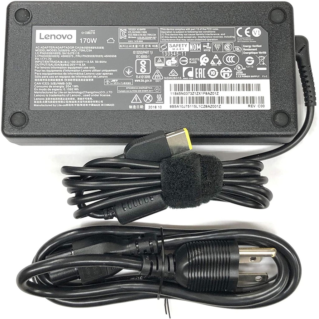 Adaptor Lenovo Thinkpad p50, legion y7000se 20v 8.5a usb 170w