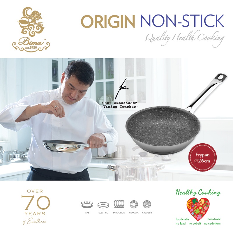 Bima Origin Non-Stick Frypan 26cm