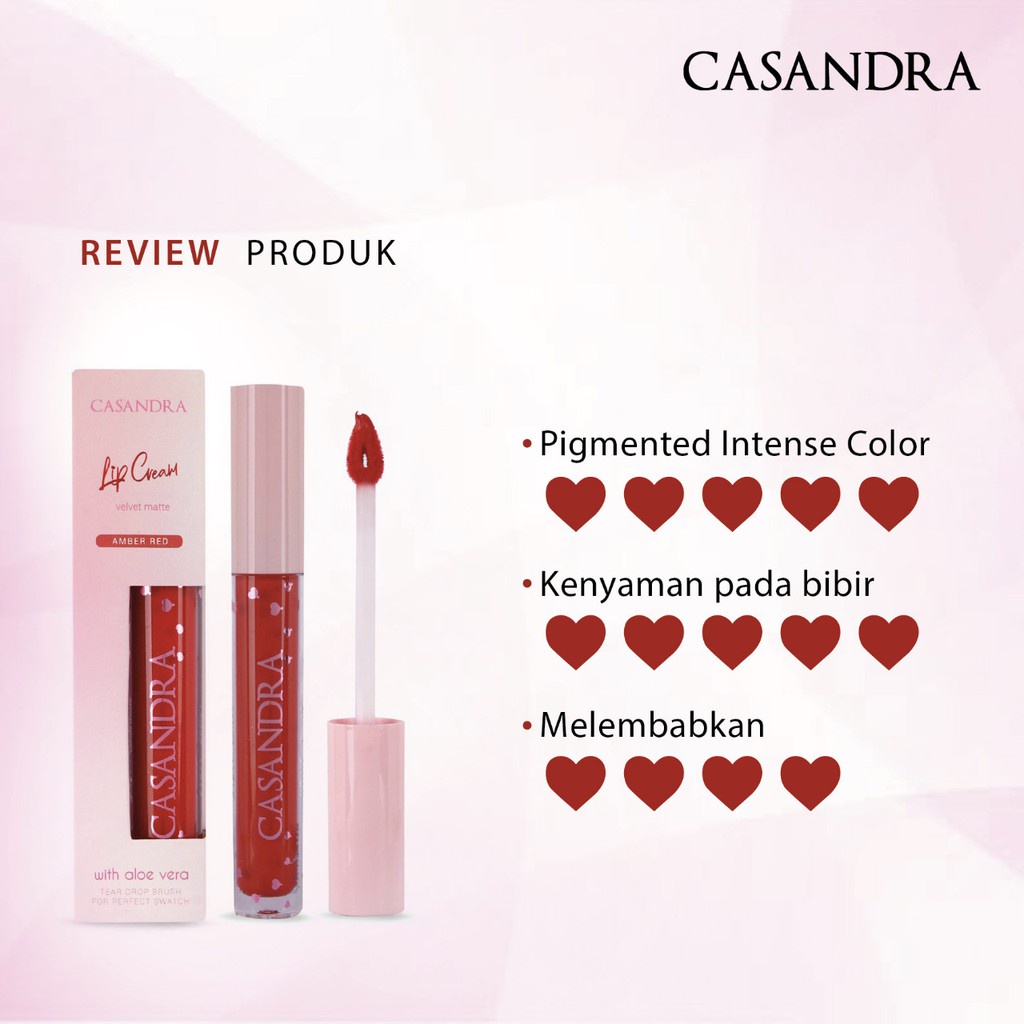 Casandra Lip Cream Velvet Matte