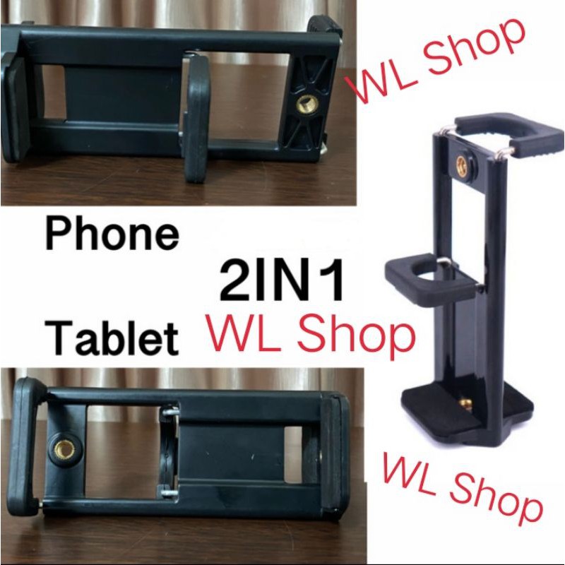 Holder Besar Tablet HP Smartphone Vertikal Horisontal Penjepit Jumbo WL Shop