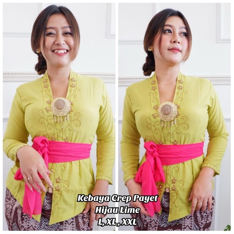 KEBAYA BALI DIAMOND CREPE PAYET/KEBAYA MODERN/KEBAYA BALI