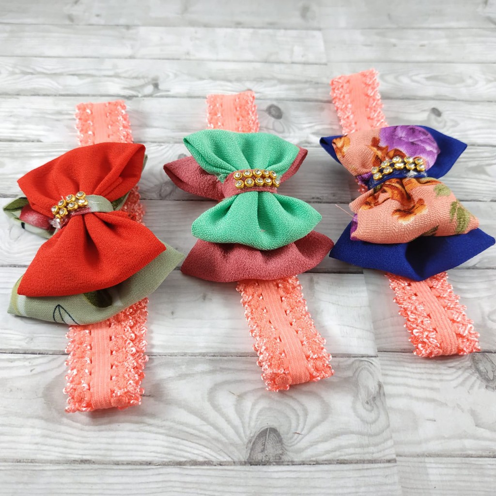 Bandana Bayi Perempuan Model Pita untuk Pesta / Hadiah By Tokopelanginicer