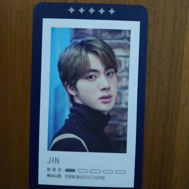 BTS Muster Guestbook Jin Official