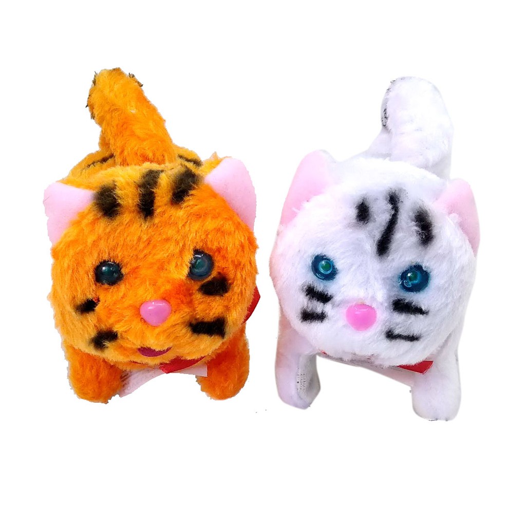 Robot Kucing Mainan Boneka Bisa Bergerak dan Bersuara