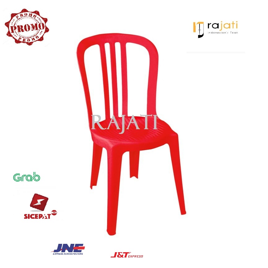 KURSI PLASTIK/KURSI SANDARAN/KURSI SANTAI/KURSI MAKAN/KURSI PLASTIK SERBAGUNA WAPOLIN