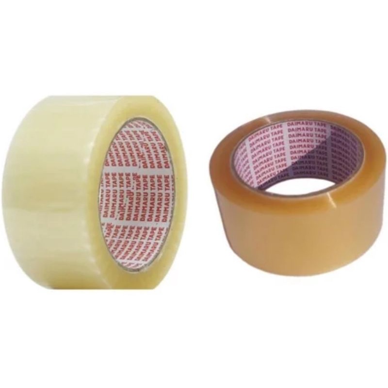 

Lakban Daimaru 48mm × 90y Bening & Coklat (1slop isi 6)