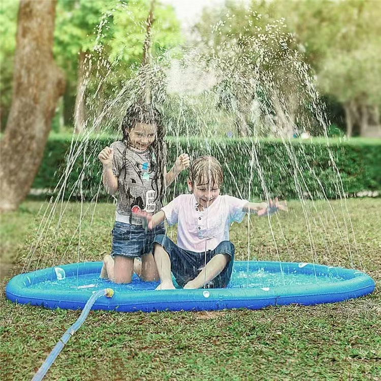 KOLAM MAINAN MANDI ANAK MATRAS AIR MANCUR - SEMPROT AIR MANCUR - SPLASH PLAY - BD